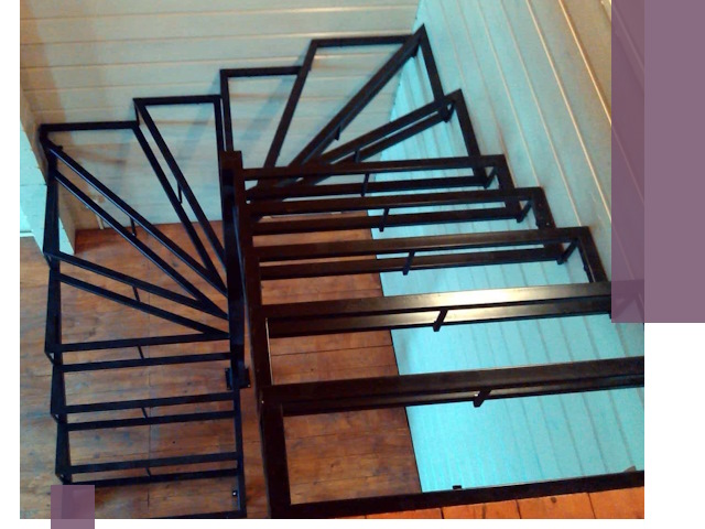 Изготовление металлических лестниц любой сложности в Лиски