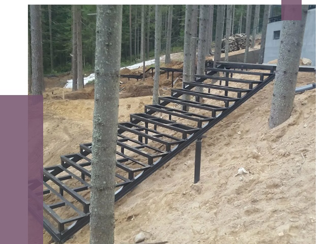 Монтаж металлических лестниц в Лиски от 14497 руб. 