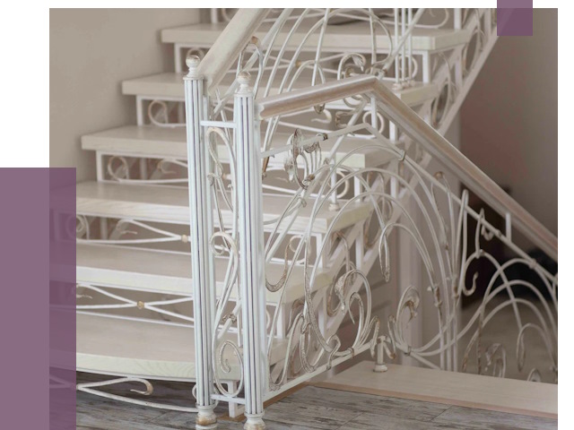 Изготовление кованых лестниц на заказ в Лиски от 92999 руб. | ПРОЛЁТ-Лск