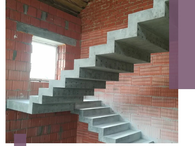 Бетонные лестницы под ключ в Лиски: монтаж, демонтаж, ремонт