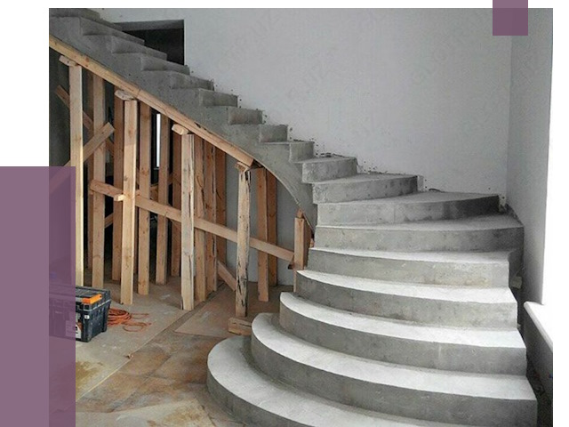 Изготовление бетонных лестниц под ключ в Лиски от 21335 руб. | ПРОЛЁТ-Лск