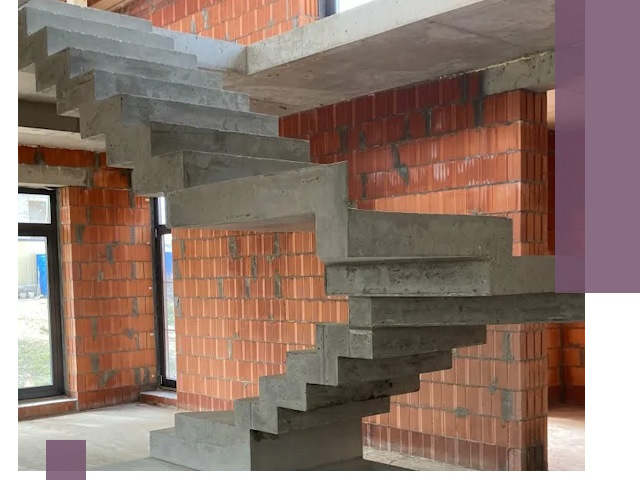 Изготовление бетонных лестниц под ключ в Лиски