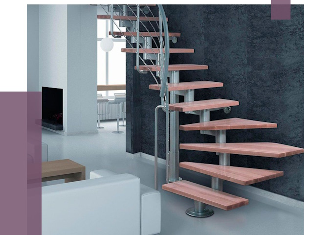 Модульные лестницы в Лиски от 18053 руб. — купить в ПРОЛЁТ-Лск