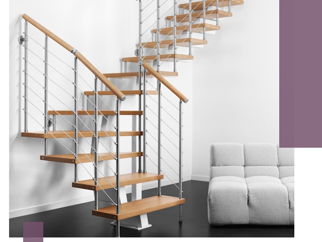 Модульные лестницы под ключ в Лиски — монтаж и изготовление