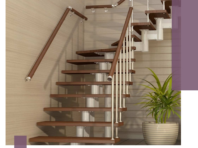 Изготовление модульных лестниц под ключ в Лиски