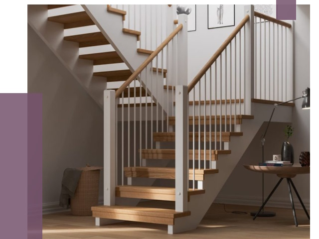 Маршевые лестницы в Лиски от 40755 руб. — монтаж | ПРОЛЁТ-Лск