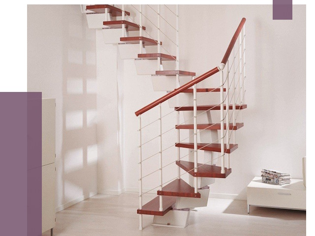 Изготовление лестниц на больцах в Лиски от 10394 руб. | ПРОЛЁТ-Лск