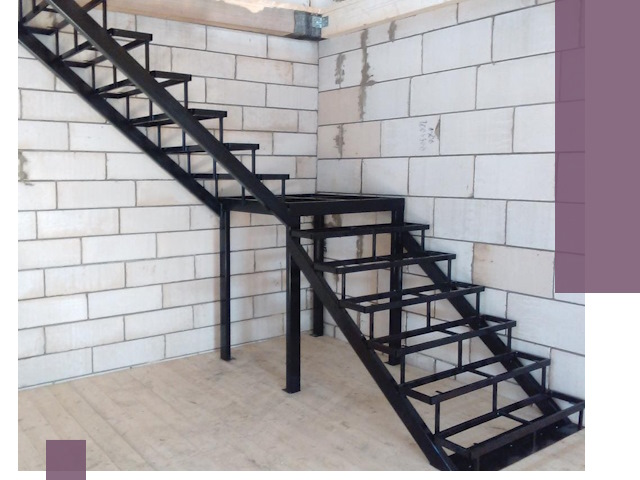 Лестницы на металлокаркасе под ключ в Лиски — изготовление и монтаж