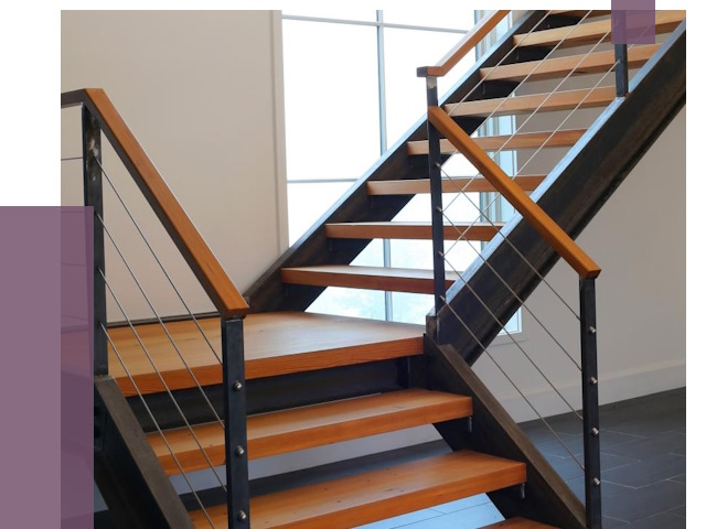 Изготовление лестниц на металлокаркасе в Лиски от 20241 руб. | ПРОЛЁТ-Лск