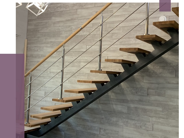 Изготовление лестниц на монокосоуре в Лиски от 81510 руб. 