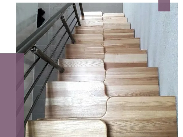 Лестницы гусиный шаг в Лиски от 13950 руб. под ключ | ПРОЛЁТ-Лск