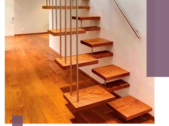 Лестницы «гусиный шаг» на заказ в Лиски для узких пространств