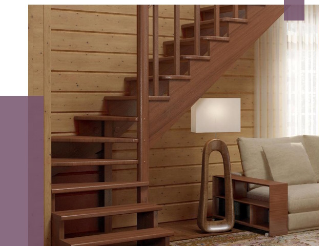 Лестницы эконом класса в Лиски от 19530 руб. бюджетные решения