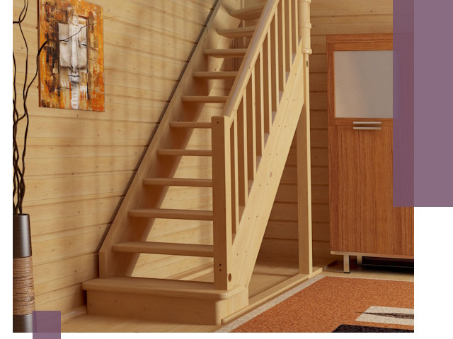 Лестницы эконом класса под ключ в Лиски — недорого и быстро