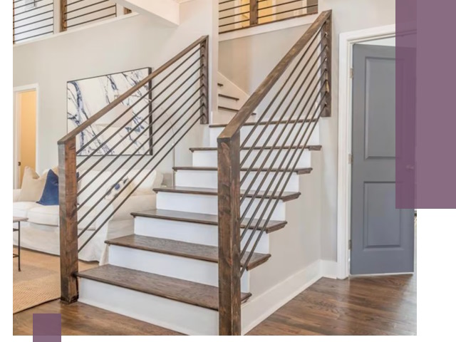 Лестницы для коттеджа под ключ в Лиски — изготовление и монтаж