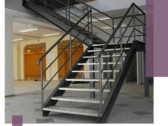 Лестницы для офиса в Лиски: изготовление, монтаж, демонтаж