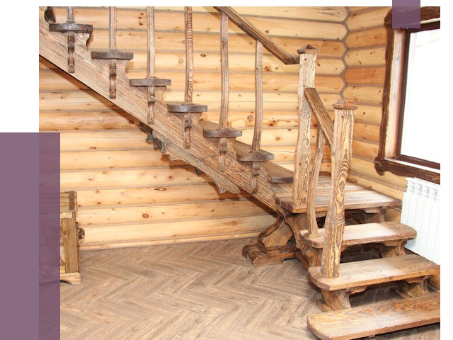 Лестницы в баню в Лиски от 20460 руб. — изготовление | ПРОЛЁТ-Лск