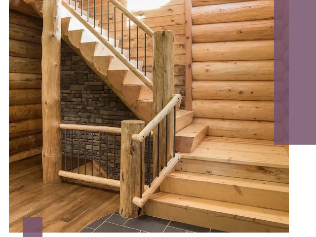 Лестницы в баню под заказ и профессиональный монтаж в Лиски