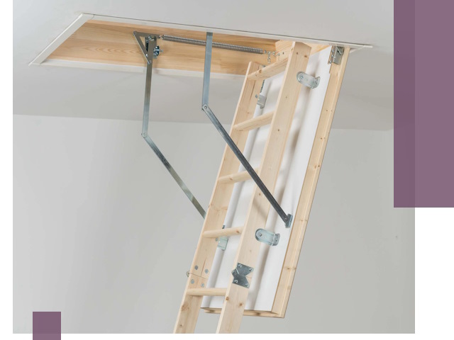 Установка чердачной лестницы под ключ в Лиски