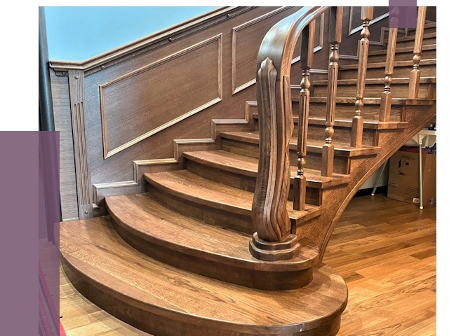 Дубовые лестницы под ключ в Лиски от 188732 руб. — ПРОЛЁТ-Лск