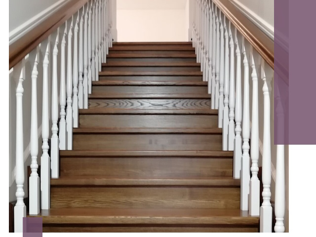 Лестницы из ясеня на заказ в Лиски — изготовление и монтаж