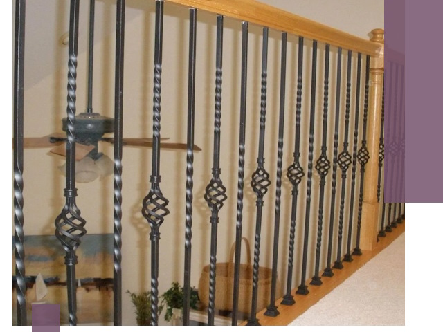 Изготовление и монтаж кованных перил в Лиски под ключ