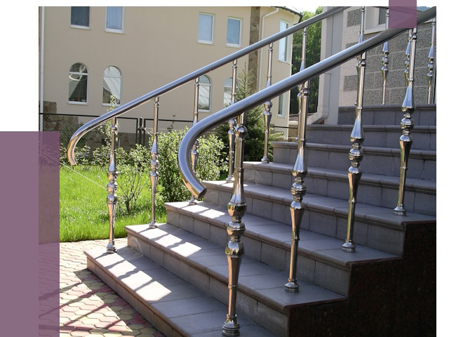 Перила для крыльца в Лиски от 11488 руб. — монтаж ПРОЛЁТ-Лск