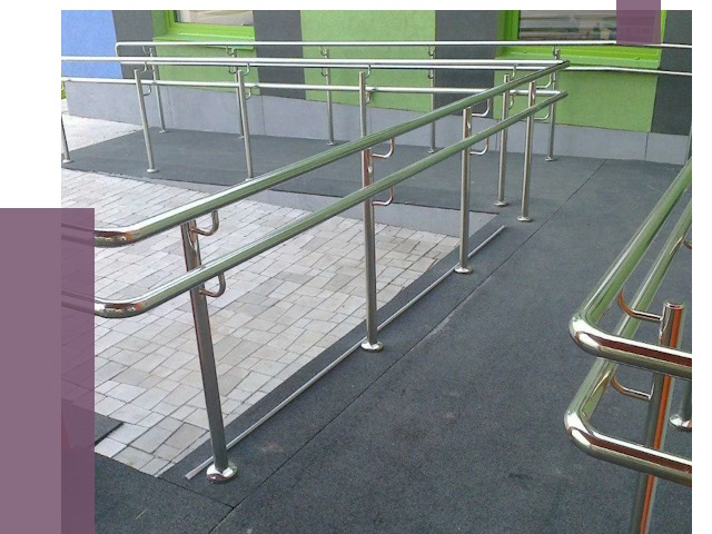 Ограждения пандусов в Лиски от 4650 руб. монтаж | ПРОЛЁТ-Лск