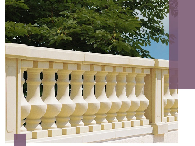 Установка балюстрады в Лиски: изготовление и монтаж под ключ