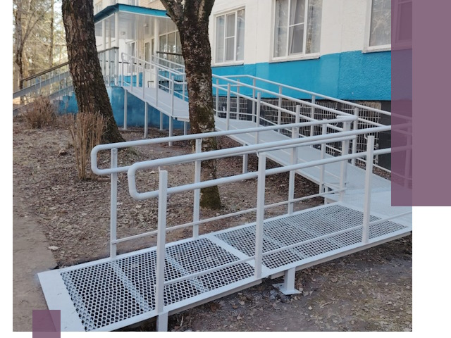 Пандусы под ключ в Лиски: изготовление, монтаж и демонтаж