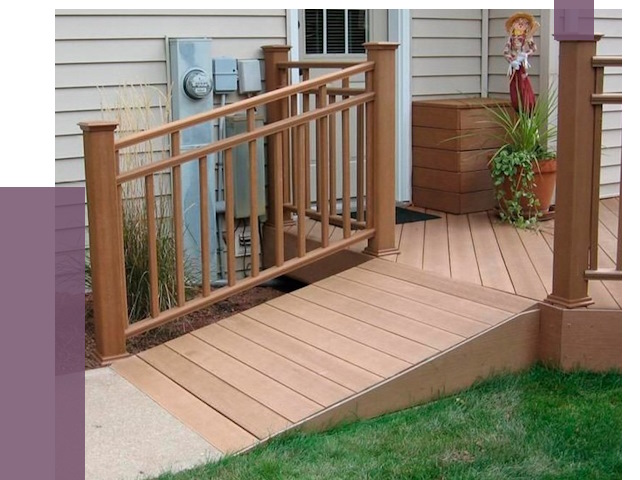 Пандус на крыльцо в Лиски под ключ от 8315 руб. 