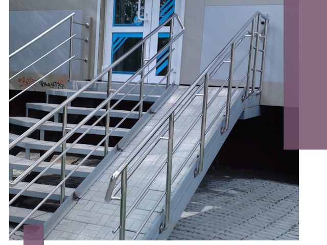 Пандус на крыльцо под ключ в Лиски: монтаж и изготовление