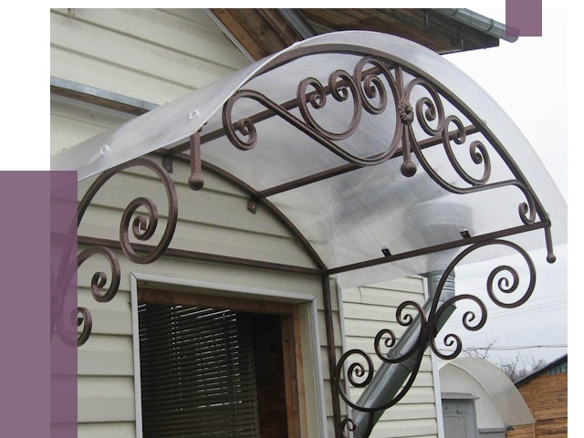 Изготовление козырьков в Лиски от 7878 руб. — заказать | ПРОЛЁТ-Лск