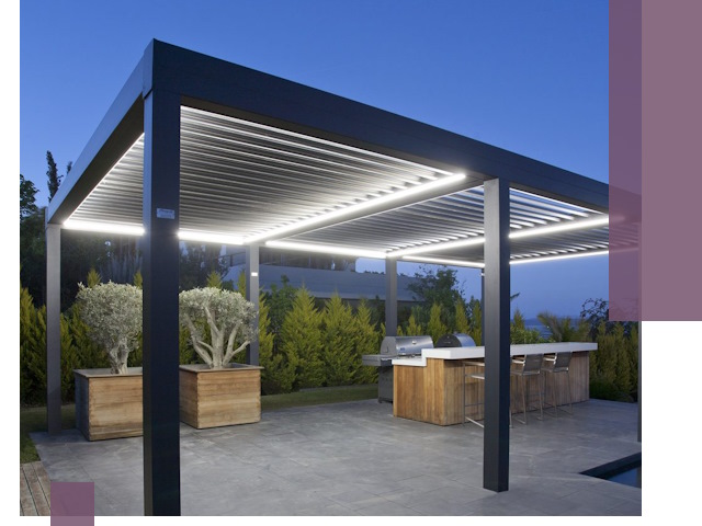 Навесы отдельно стоящие под ключ в Лиски из металла и поликарбоната