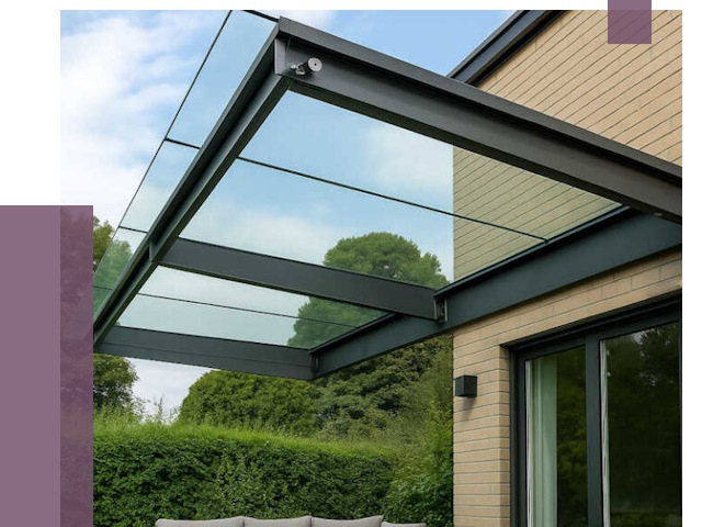 Стеклянные навесы и козырьки в Лиски от 13129 руб.