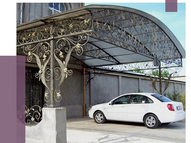 Кованые навесы в Лиски от 15591 руб. | ПРОЛЁТ-Лск