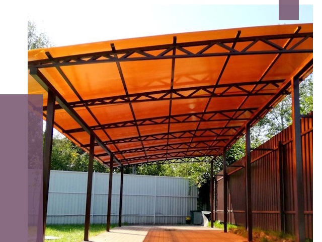 Односкатные навесы под ключ в Лиски от 14059 руб. 