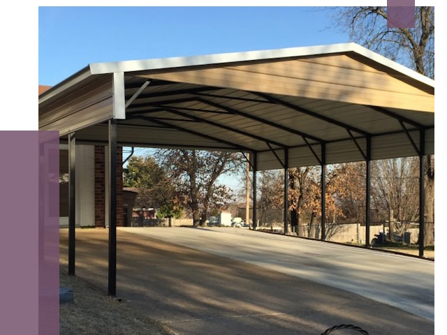 Двускатные навесы в Лиски от 8589 руб.  | ПРОЛЁТ-Лск