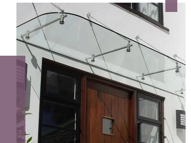 Стеклянные козырьки в Лиски от 20241 руб. | ПРОЛЁТ-Лск