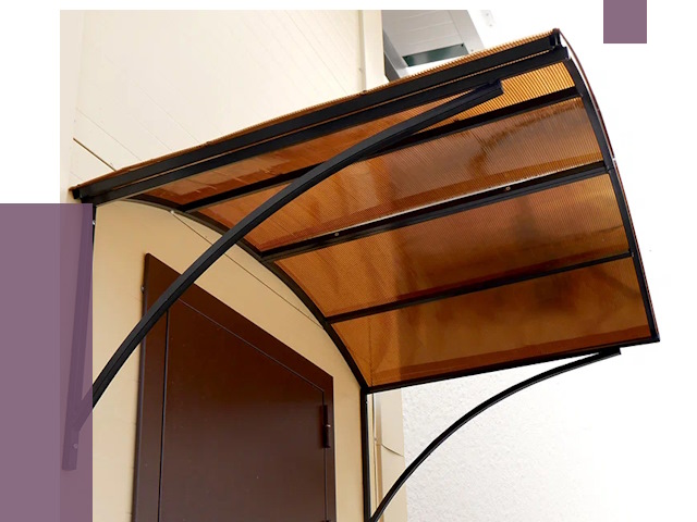 Недорогие козырьки в Лиски от 8118 руб.  | ПРОЛЁТ-Лск