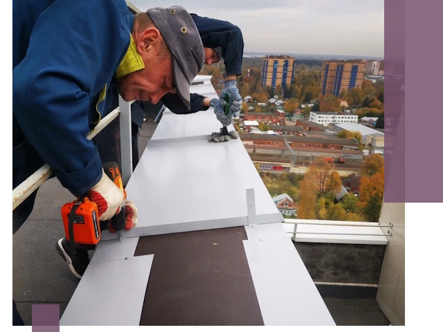 Монтаж парапетов в Лиски — установка прочных металлических ограждений