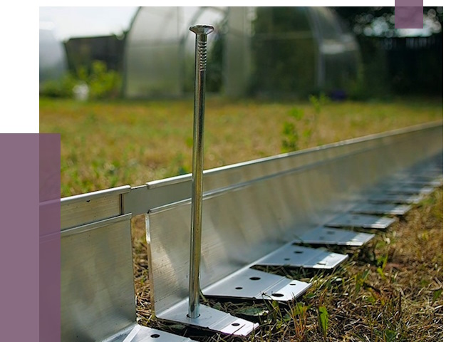 Металлические бордюры для газона в Лиски от 4595 руб. | ПРОЛЁТ-Лск