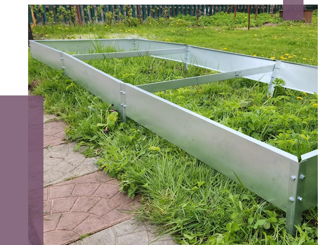 Металлические бордюры для грядок в Лиски от 1915 руб.