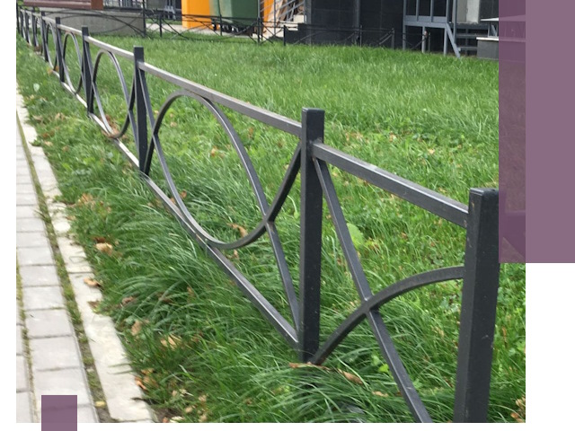 Газонные ограждения из металла в Лиски — монтаж и продажа