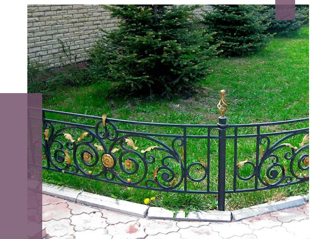 Кованые газонные ограждения в Лиски от 8151 руб. — ПРОЛЁТ-Лск