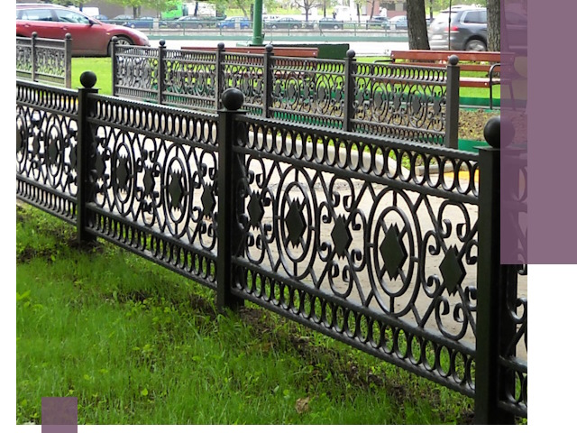 Секционные газонные ограждения под ключ в Лиски