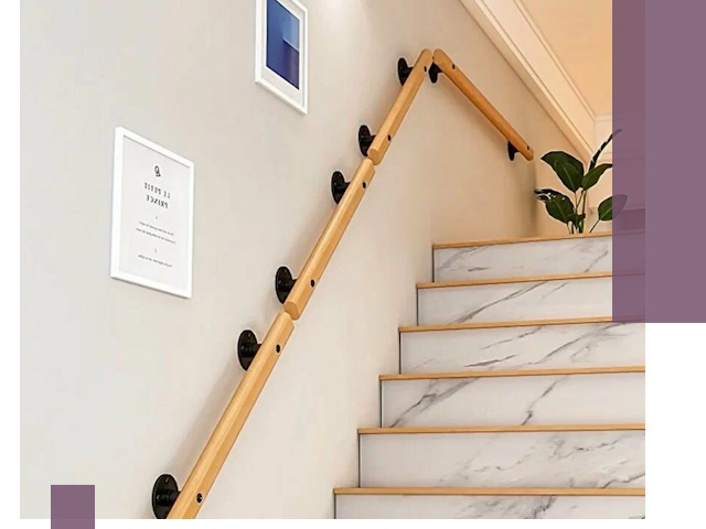 Поручни металлические и деревянные под ключ в Лиски