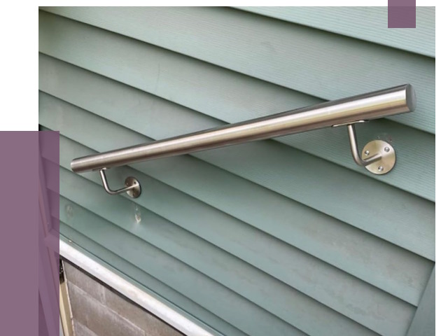 Поручни из нержавеющей стали в Лиски от 8206 руб.  | ПРОЛЁТ-Лск